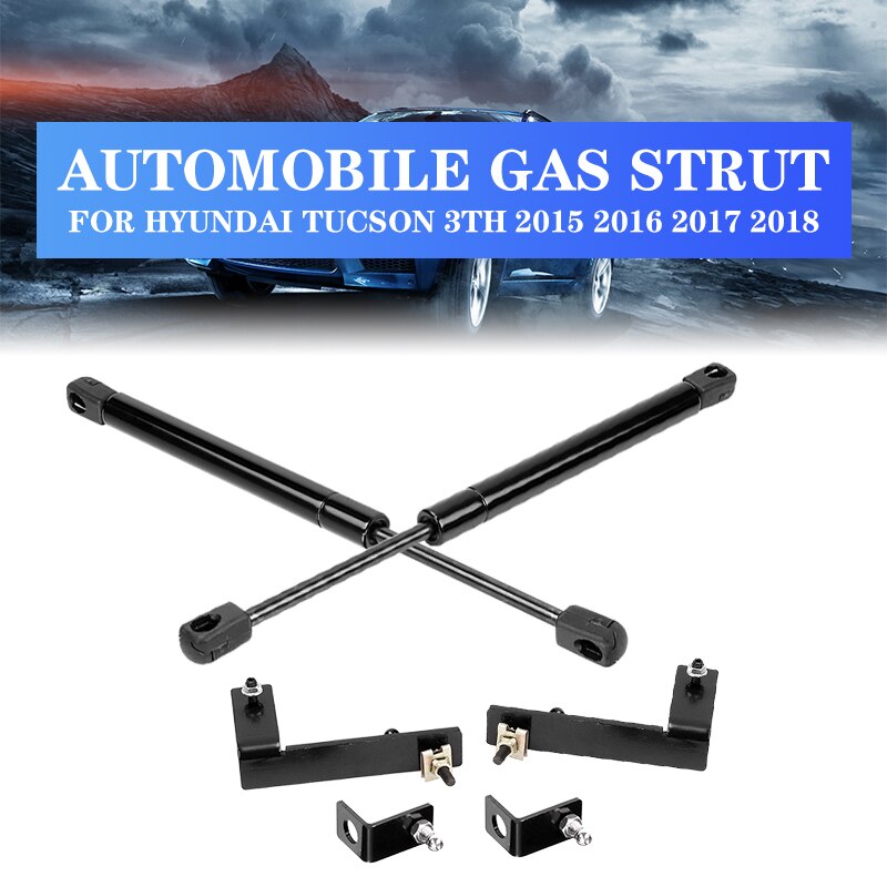 2 Stuks Auto Front Motorkap Lift Ondersteunt Props Rod Arm Gas Springs Schokken Strut Bars Voor Hyundai Tucson 3TH
