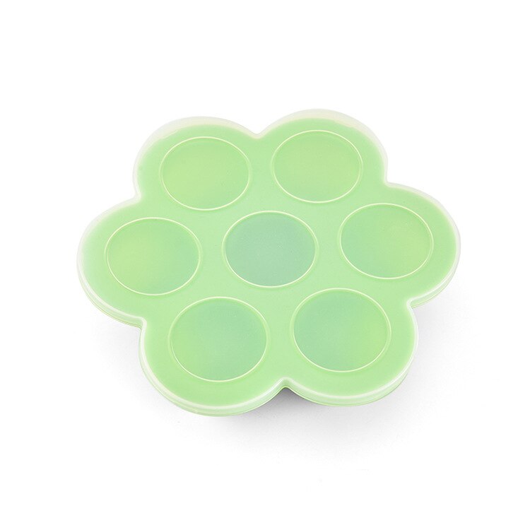 Baby Food Container Infant Fruit Breast Milk Storage Box Freezer Tray Crisper: Green-M