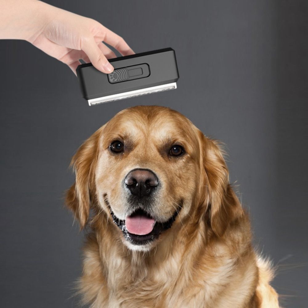 Anti-knude kam til fjernelse af kæledyrshår, dobbeltsidet bærbar børste til hundehår, kæledyrstrimmerkam, katteplejekam til hvalp og killing