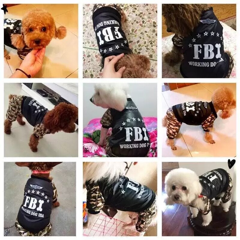 De invierno abrigo de lana para perros ropa de abrigo para la pequeña gran perros Carlino Bulldog francés mono cachorro Chihuahua ropa