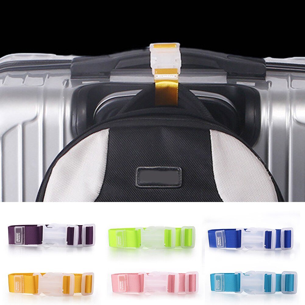 Durable voyage suspendus ceinture bagages valise sacs cintre boucle réglable Anti-perte Clip