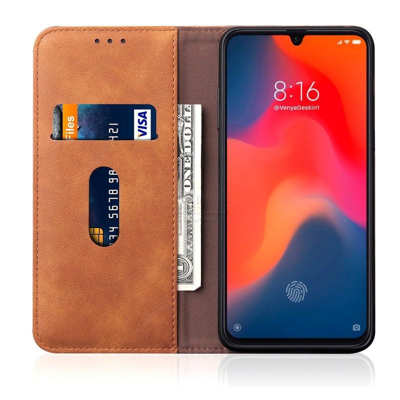 Vintage Lederen Flip Cover Voor Xiao Mi Mi A3 A3 Lite Wallet Luxe Card Pocket Stand Magneet Boek Cover Casual telefoon Case Fundas