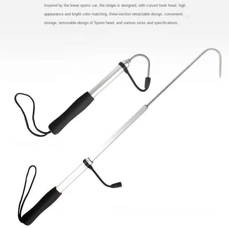 Stainless Steel Hook Retractable Hook Fish Anchor Fish Hook Fishing Hook Fish Control Ice Fishing Planer Hook Fishing Gear small