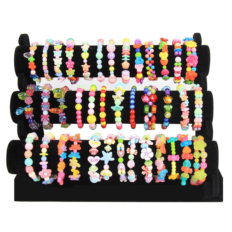 Pack Flower Jewery DIY Beads Necklace Bracelets Loose Beads Kids Decorative Beads Craft Making Suit Accessories