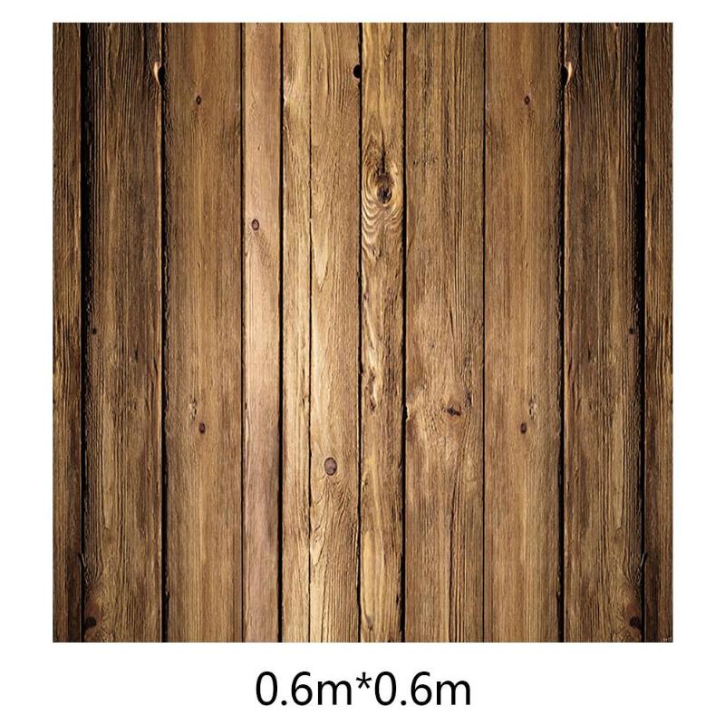ALLOYSEED 60x60cm Retro Wood Board Texture Photography Background Backdrop For Photo Studio Video Photographic Backgrounds Props