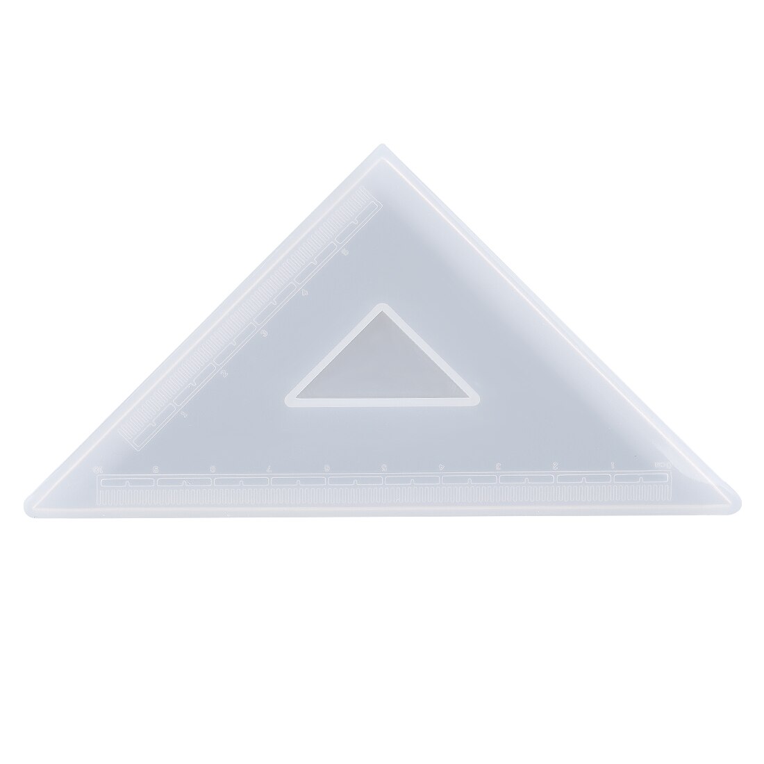 DIY Ruler Protractor Triangle Ruler Square Ruler School Supplies UV Epoxy Mold Silicone Mold Jewelry Casting Tools: 3