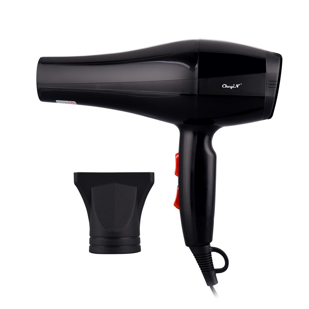 CkeyiN-secador de pelo , 750W, 220V, boquillas concentradoras para Barbero, viento y frío, herramienta de peluquería para salón: Default Title