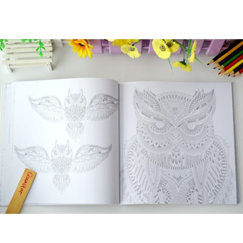 Jungle Eudemons Coloring Book antistress colouring book adults kids Relieve Stress Painting Drawing books libro para colorear