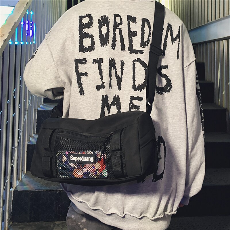 Original Aizatly Messenger Bag Couple Tooling Style Bag Street Personality Girl Bag Versatile Function Bag Shoulder Bag