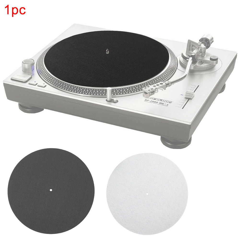 Beschermende Dj Pad Thuis Platenspeler Mat Stabiele Kunstmatige Wol Verminderen Trillingen Effectieve Draaitafel Onderdelen Easy Apply Vinyl Schijf