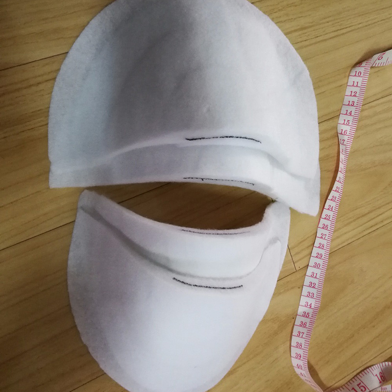 10 paar/partij 27 x 15 25 x 13cm witte zijden watten dikke schoudervullingen voor katoenen kleding dames heren pakken doe-het-zelf naaiaccessoires 1530