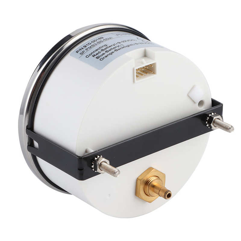 85mm Marine Boat Speedometer Pulse Barometric Pressure Meter Gauge Signal 0-55MPH 0-90 KM / H for 12V/24V Boats