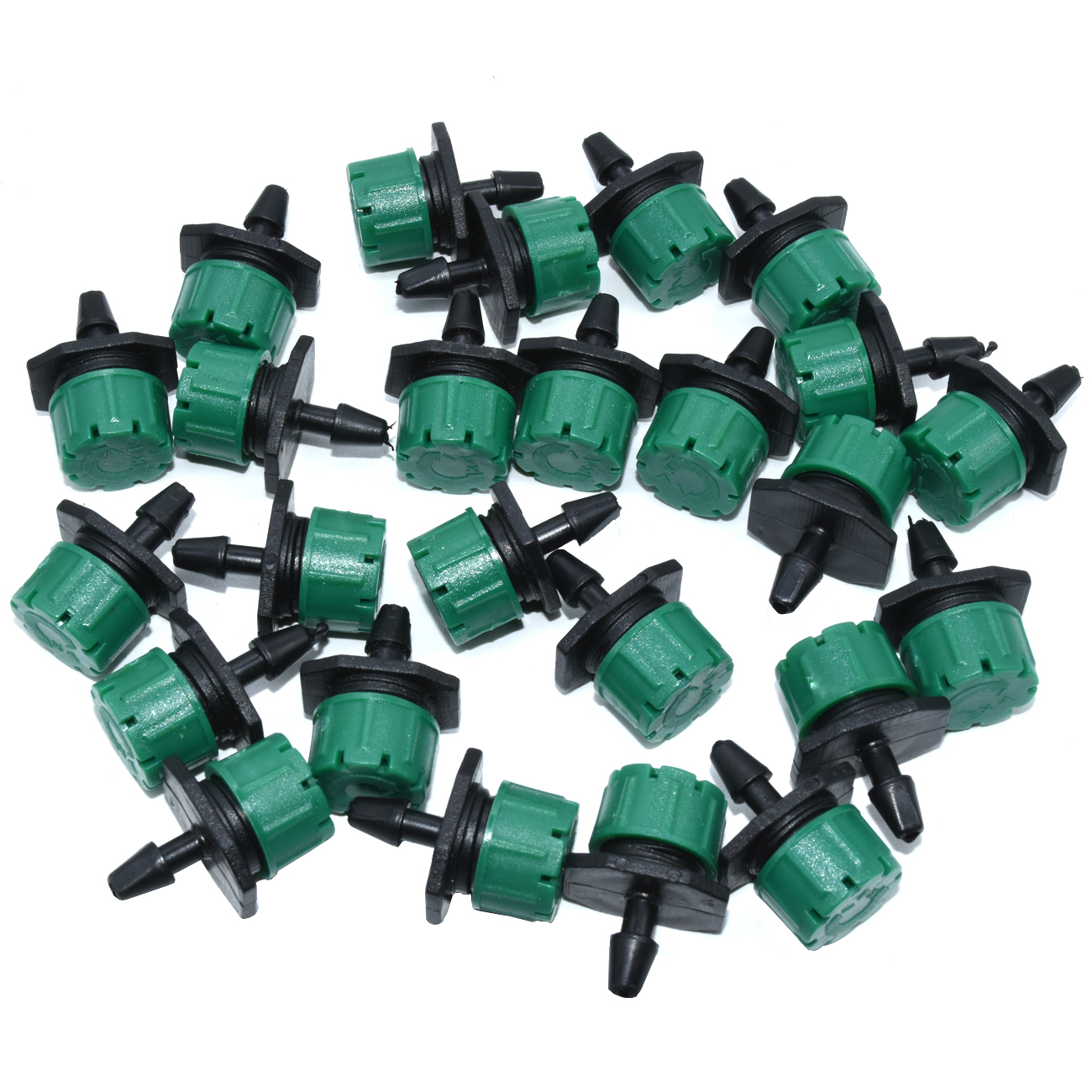 Greenhouse 30-800PCS 4-Type Garden 1/4'' Adjustable Micro Nozzle Drip Irrigation System 4/7MM Watering Sprinkler Emitter Dripper
