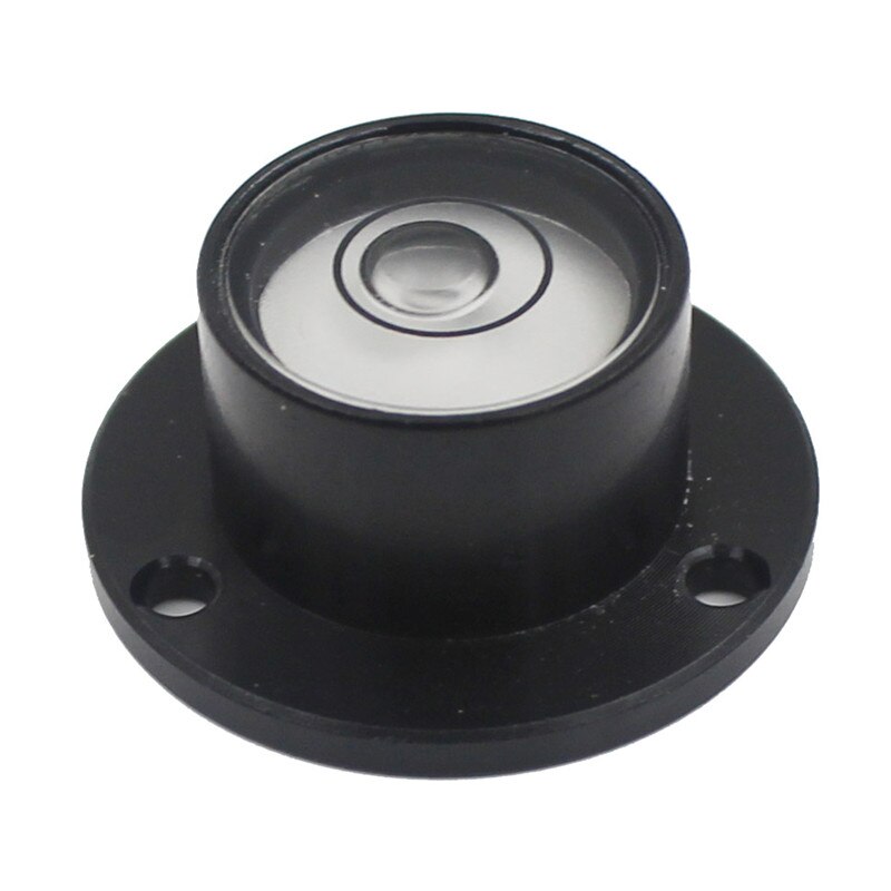 Haccury vaterpas boble hætteglas runde boble niveauer metal flange niveau måleinstrument størrelse 25.5 x 16.5 x 11.5mm