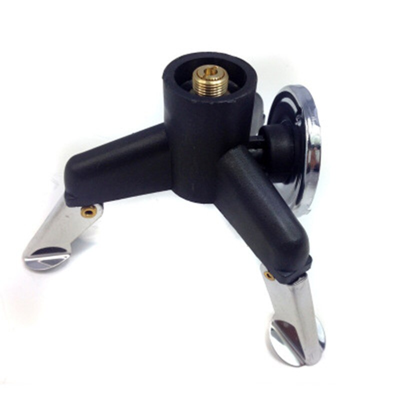 Outdoor Stove Adapter Portable Flat Gas To Long Gas Tank Black Triangle Adapter