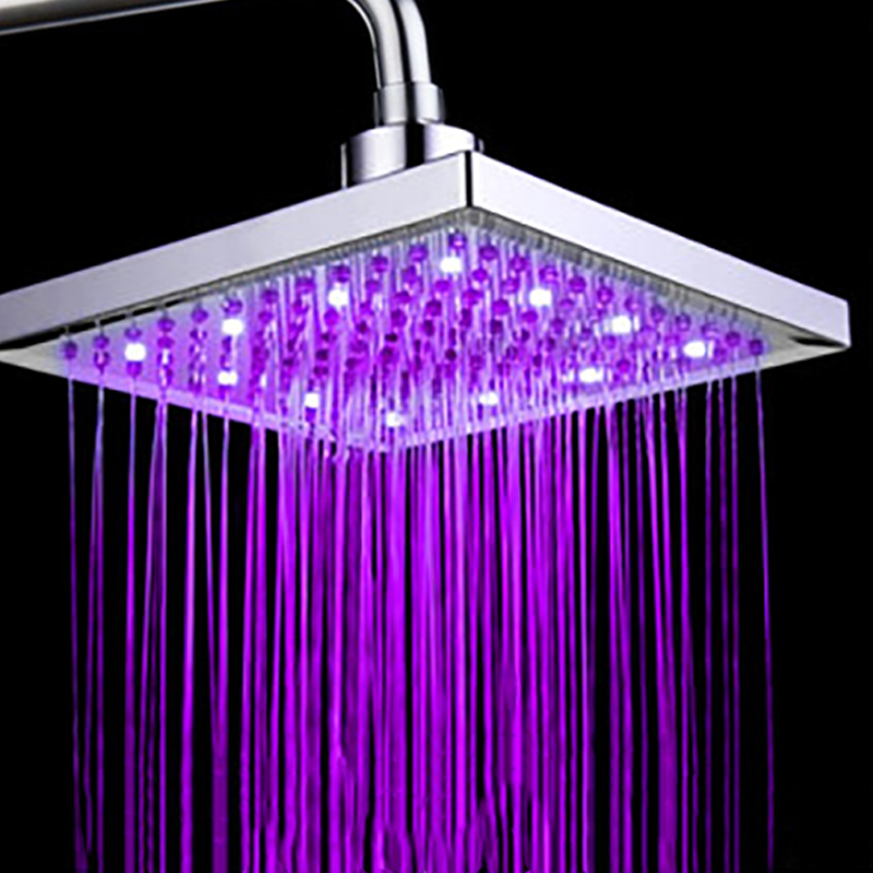 Zhang Ji 8 Zoll Edelstahl LED Wasserfall Dusche Kopf Badezimmer Platz 20cm Großen Tafel Regen Duschkopf Decke Montiert