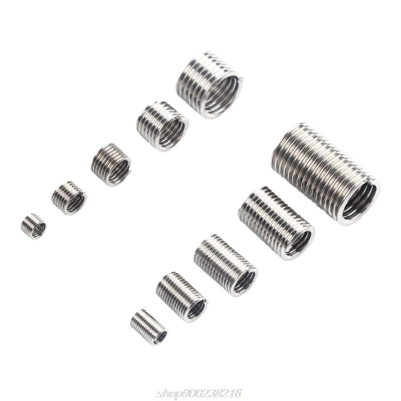 150pcs Stainless Steel Helicoil Thread Repair Insert Kit M3 M4 M5 M6 M8 Nut Kit Crew Sleeve Set A14 21