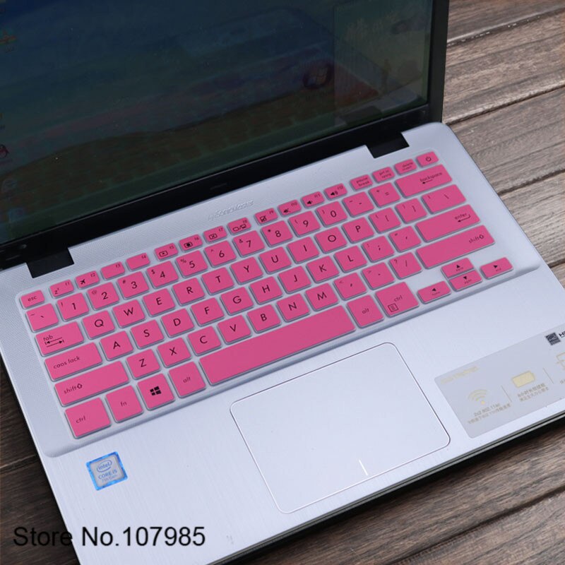 14 inch Laptop Keyboard Cover Protector For ASUS Vivobook S14 E406 E406MA E406M Q405Q 405UA Q405U X405U TP401 TP401MA S4000UA: Rose
