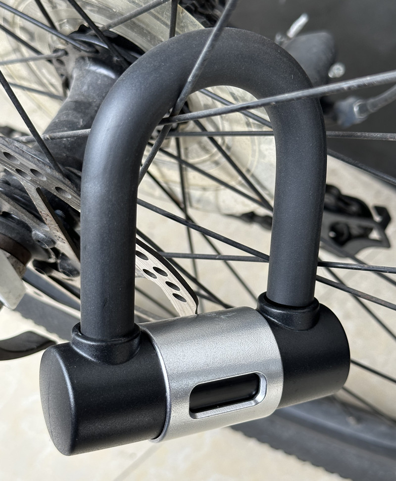 Falante Anti-theft Bike U Lock 2 Brass keys With Heavy Duty U Lock Motorcycle Bicycle Dics Lock Car Wheel Lock waterproof