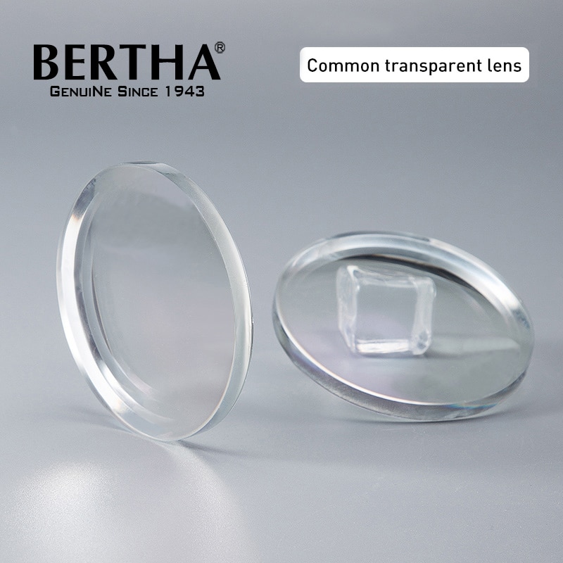 BERTHA 1.56 1.61 1.57 1.74 Index Clear Prescription Lens 2pcs