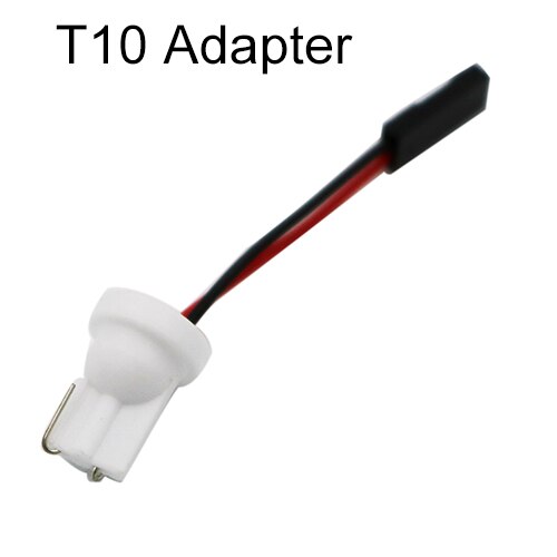 YSY-conector de festón de cable para todas las luces de coche, Conector de luz Led, Panel de luz domo, arnés de enchufes, adaptador de Pin, T10 Ba9s T4w, 10 Uds.: T10 Adapter