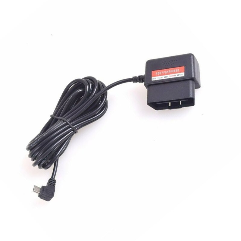 Auto Adapter Kabel Micro Usb Charger 16Pin OBD2 Poort Diy Mannelijke Plug Connector