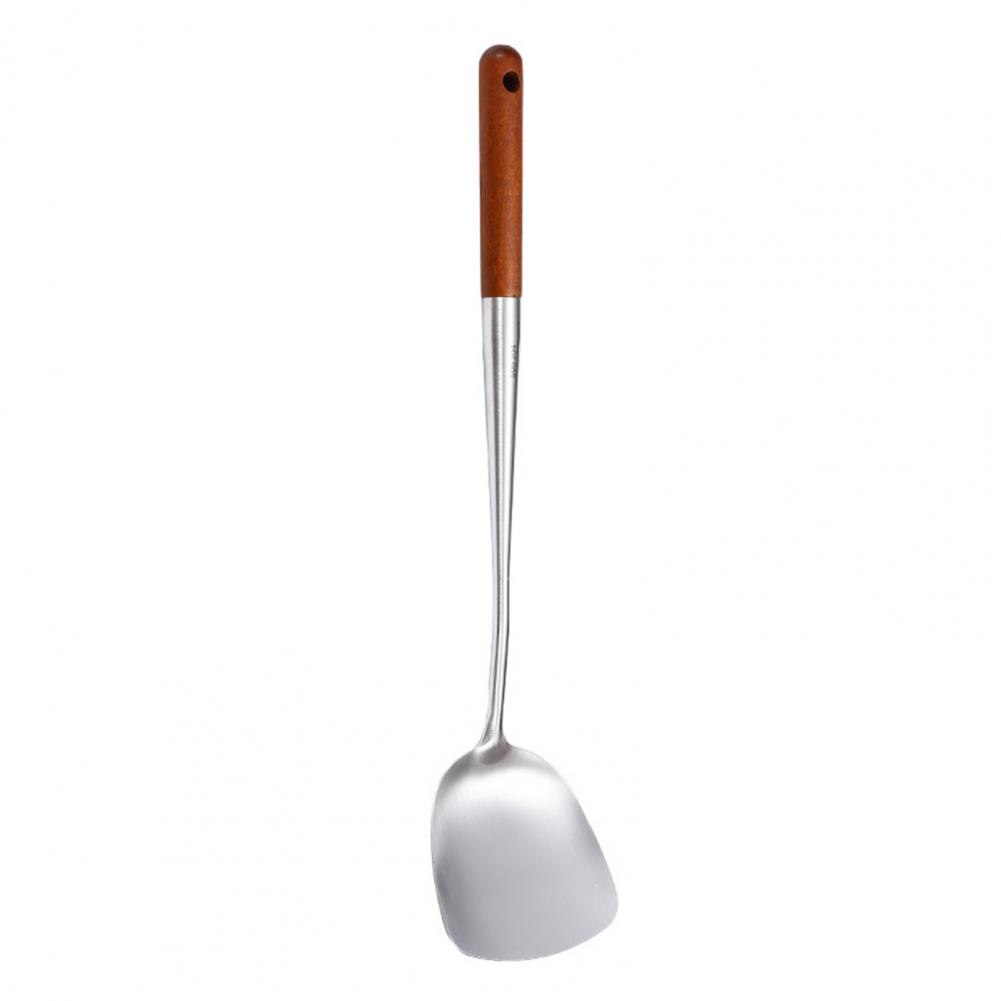 Koken Spatel Non-stick Spatel Schop Hittebestendig Roestvrij Staal Keuken Koken Schop Voor Keuken Kookgerei: 1