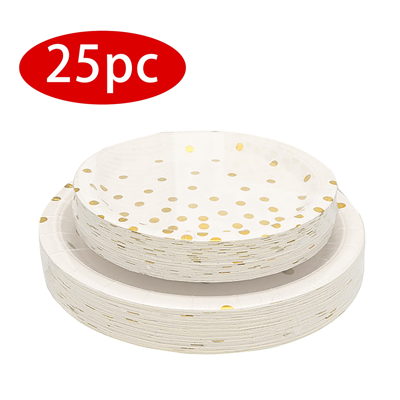 Party Supplies Set Disposable Gold Point Paper Dish Meal Napkin Paper Cup Party Disposable Paper Plates Cups Napkins: Light Grey
