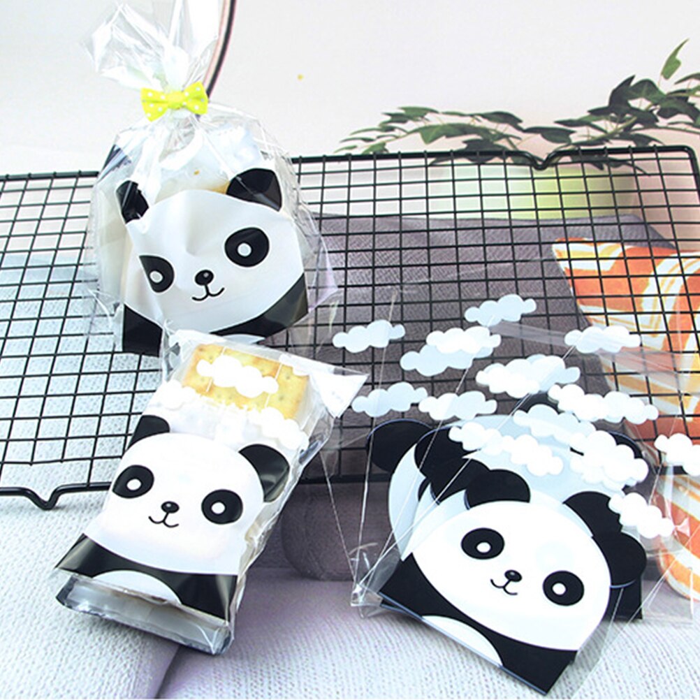 100pcs Plastic Wrap Bags Transparent Pouch for Sugar Packaging Food Packaging Coffee Packaging