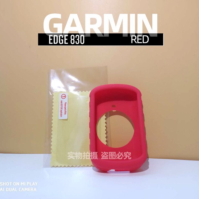 Garmin – etui de Protection 530 Silicone EDGE 830, Film de Protection pour écran d'ordinateur de vélo GPS 820: 830 Reed