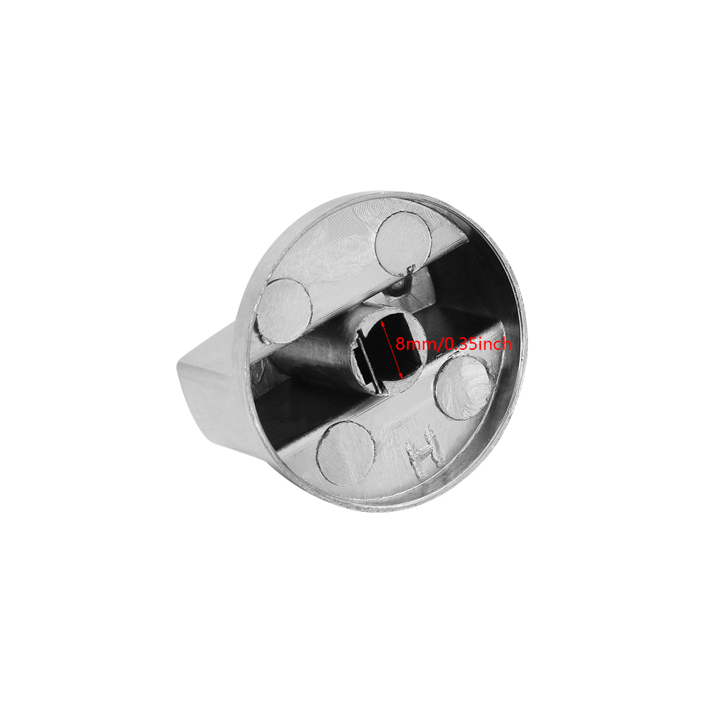 Estufa de Gas para cocina de 6/8mm, horno giratorio Universal de Metal, interruptor de Control, recambio de manijas, accesorios de cocina 2 uds.