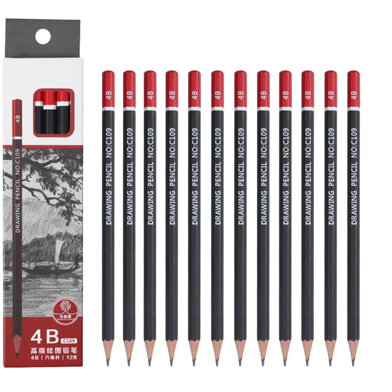 12 PCS/Pack Drawing Set Pencil Stationery Store Office School Art Supplies Painting Sets For Artist`s Tools