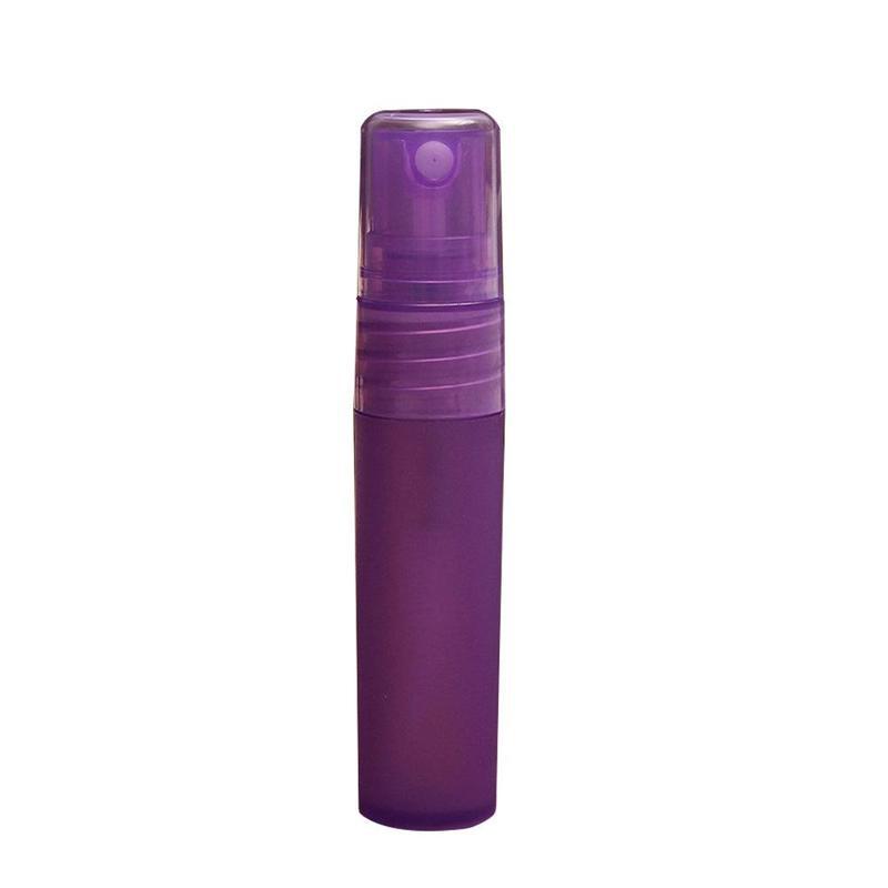 5/10ml tyhjää suihkepulloa matka läpinäkyvä muovinen hajuvesisumutin mini tyhjä suihkepullo, täytettävä kosmetiikkasäiliö: 5ml / Violetti