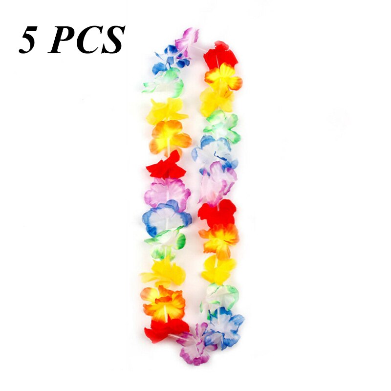 Adornos Hawaianos LPAOIS 60 Piezas Collar De Flores Hawaianas, Decoración Leis Para Fiestas, Guirnalda Hawaiana, Flores Luau, Para Fiesta Tropical, Playa, 100 Cm Decoracion Fiesta Hawaiana