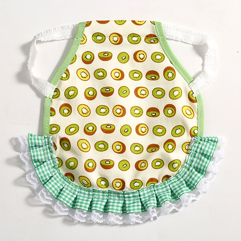 Chicken Saddle Hens Apron with Elastic Adjustable Straps Cartoon Fruit Ruffled Duck Jacket Poultry Wing Back Feather Protector