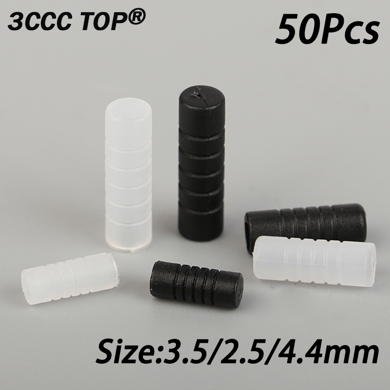 Tapón Universal de protección contra el polvo, cubierta transparente para Cable de Audio HIFI, accesorios para auriculares, 50 piezas, 3,5/2,5/4,4mm