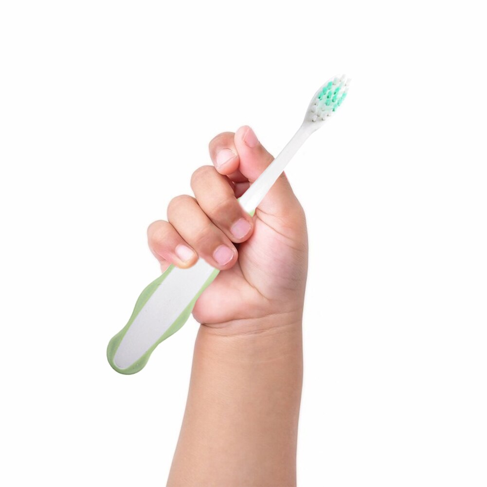 Soft Bristle Children Toothbrush Multi-functional Practical Convenient Eco-friendly Toothbrush Coated Tongue Cleaning#37
