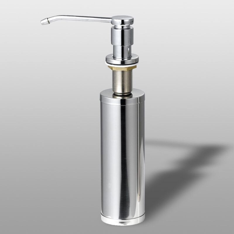 Indbygget vask sæbedispenser til køkkenvask lotion dispenser i rustfrit stål