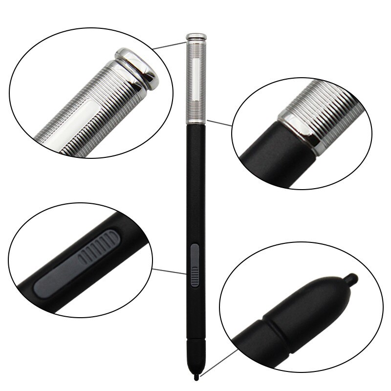 Stylet tactile capacitif blanc/noir pour samsung Galaxy Note 10.1 édition P600 P960 S stylo