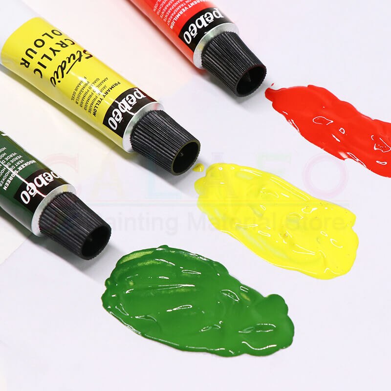 12ml pebeo højkoncentreret akrylmaling sæt 12/18/24 farver maleri akvarel maling tube kunst pigment gør det selv kunstner forsyninger