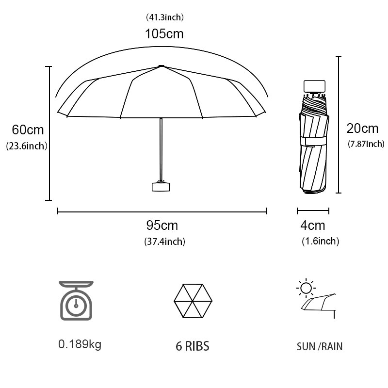Mini Pocket Paraplu Ultralight Regen Parasol Meisjes Anti Uv Draagbare Opvouwbare Paraplu Parasol Voor Enkele Hand Gebruik