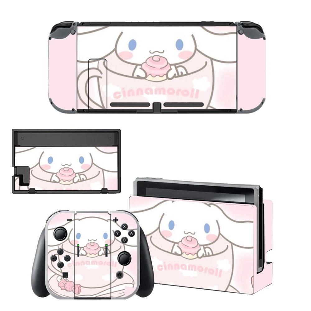 Vinyl Skin Protector Sticker Skins for Nintendo Switch NS Console + Controller + Stand Holder Dock Stickers