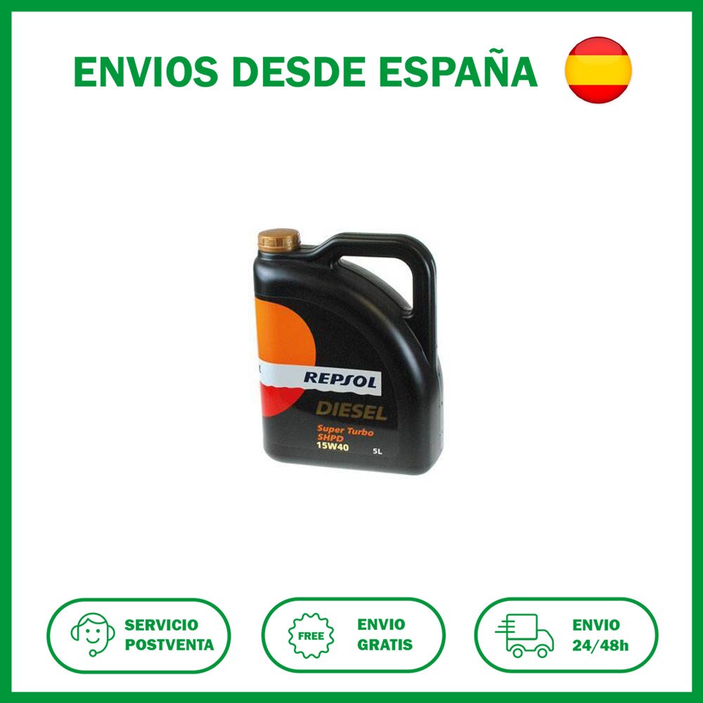 Aceite reps Diesel super turbo shpd 15w40 5 L Repca. Aceite lubricante SHPD de muy alto rendimiento y nivel de .