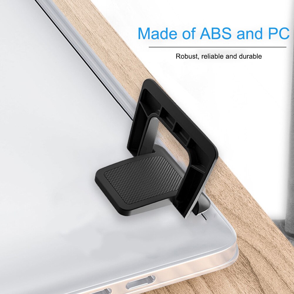 2pcs Computer Keyboard Riser Portable Notebook Holder Tablet Pad Non Slip Stable Mini Laptop Stand Universal Invisible Ergonomic