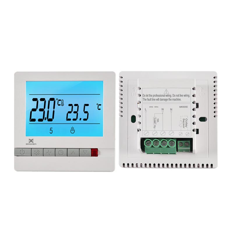 16a 230v elektrisk golvvärme termostat temperaturregulator instrument programmerbar termostat lcd-display sn elektrisk