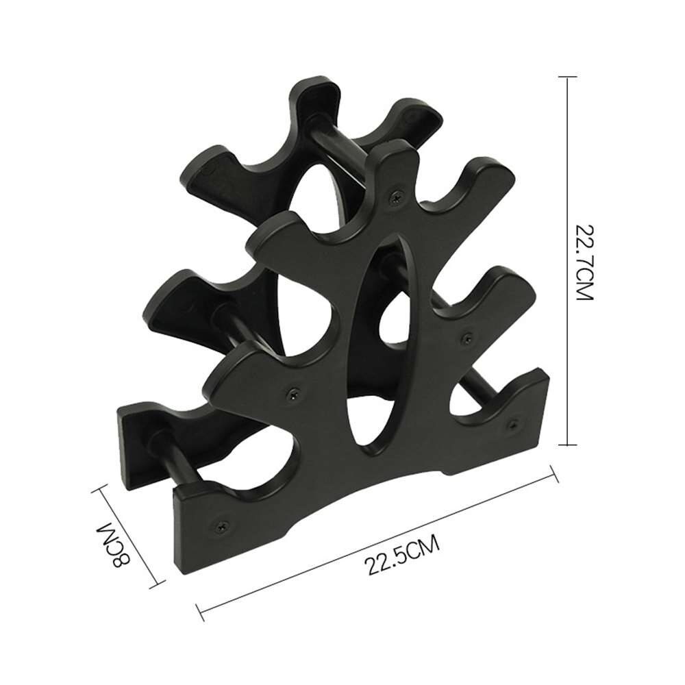 Durevole di Plastica Manubri Pesi Cremagliera Maniglia Del Basamento Contenitori E Articoli per Ufficio E Casa Peso di Sollevamento Fisso Espositori E Alzate