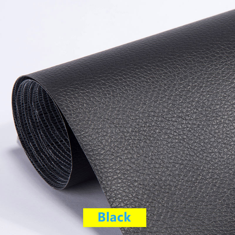 100X137Cm Zelfklevende Lederen Reparatie Tape Diy Zwart Zelfklevend Lederen Reparatie Tape Ffor Bank Reparatie Patches Plakkerig