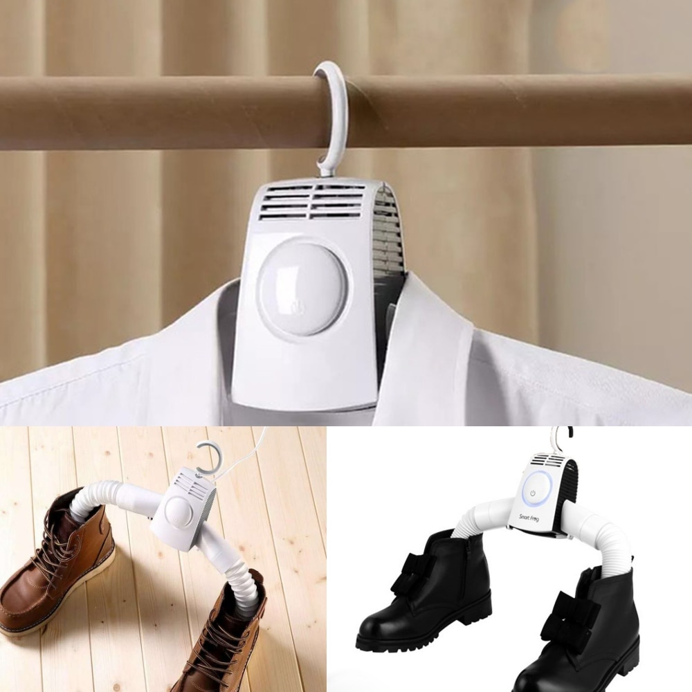 Máquina de secado de ropa eléctrica, Mini colgador de ropa plegable portátil, secador de ropa inteligente para zapatos, perchero para abrigo para temporada de lluvia de invierno