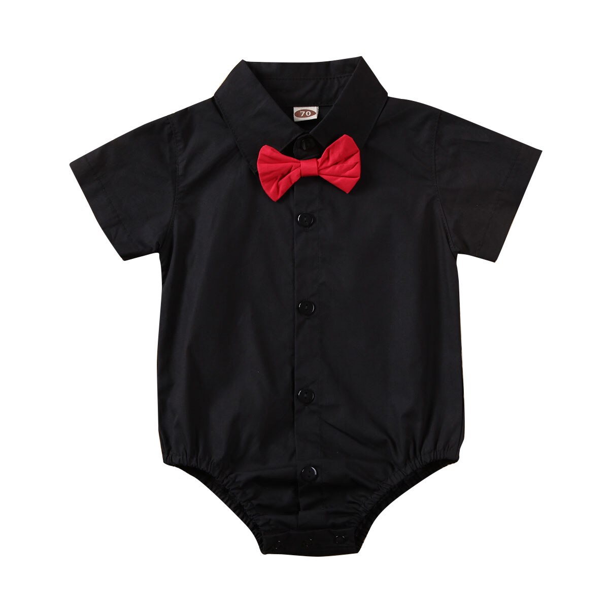 Kids Baby Boy Clothes Gentleman Bowknot Rompers T-Shirt Tops Outfits: D / 18M