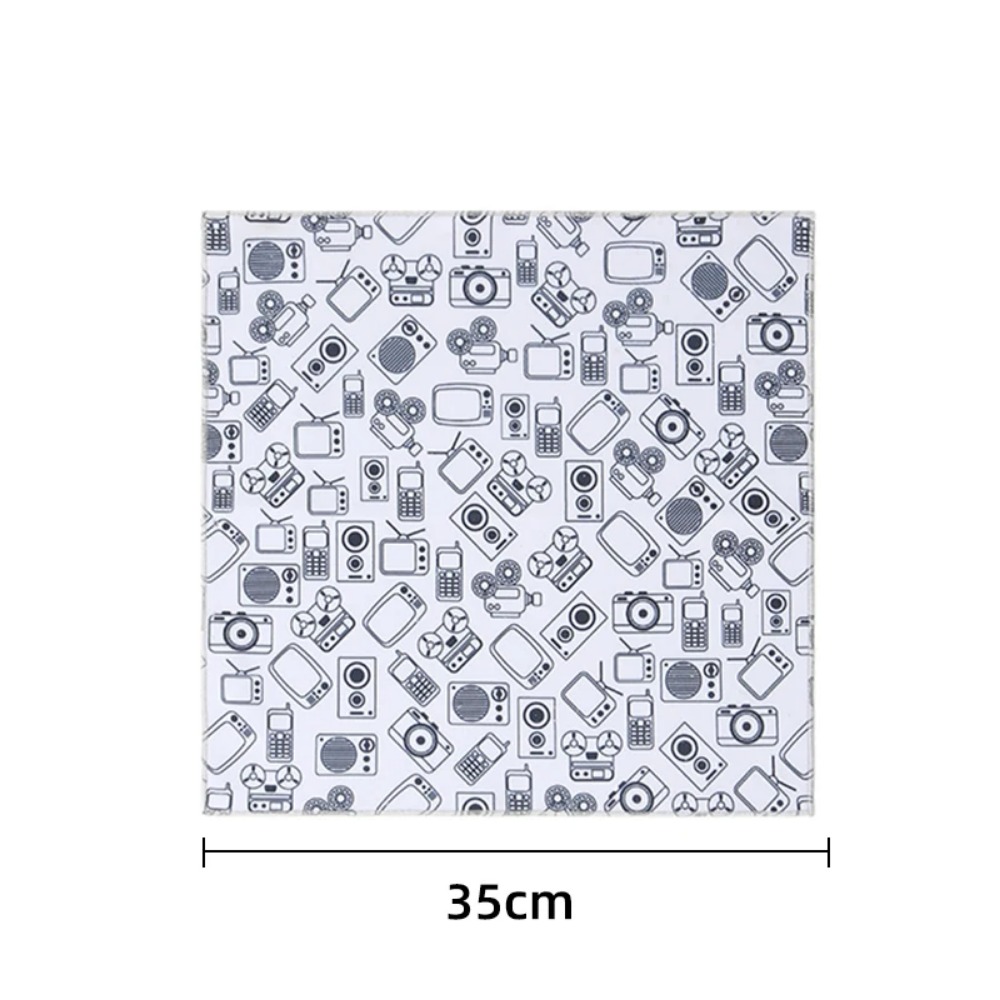 Cameralens Beschermende Wrap Doek Cosmetica Tas Opbergdoek Vrouwelijke Toilettas Kit Tas Magische Opvouwbare Doek SLR Lens Opbergtas: Oranje